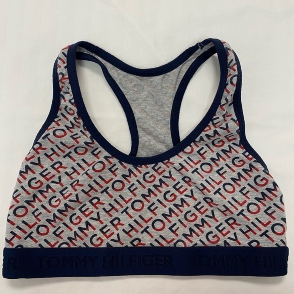 4 for $25 ❤️ Tommy Hilfiger Logo Print Sports Bra Size M ❤️